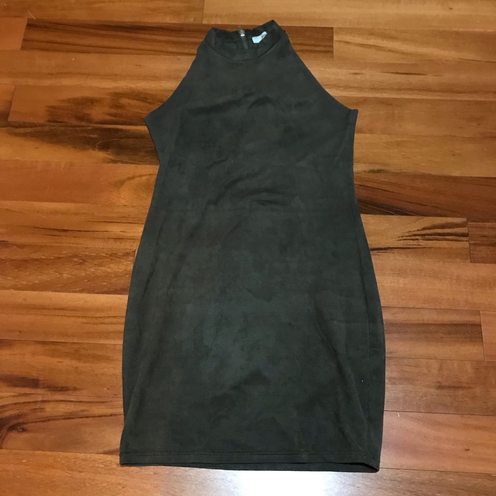 Velvet hunter green cocktail dress s/m one size